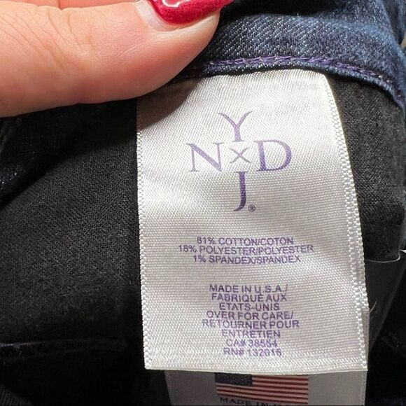 NYDJ Not Your Daughter’s Jeans | NWT Original Slimming Fit Ankle Raw Hem Jeans - Picture 8 of 9